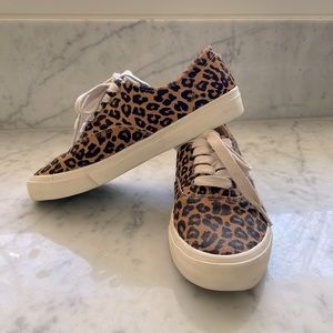 Seavees Legend Sneaker Leopard Cowhide Size 8.5 Excellent Condition